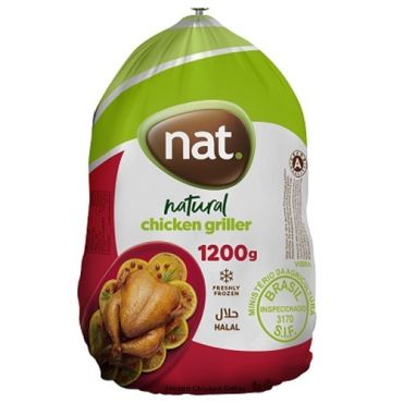 Nat Whole Chicken Griller 1200Gm, 10 Pieces Per Carton